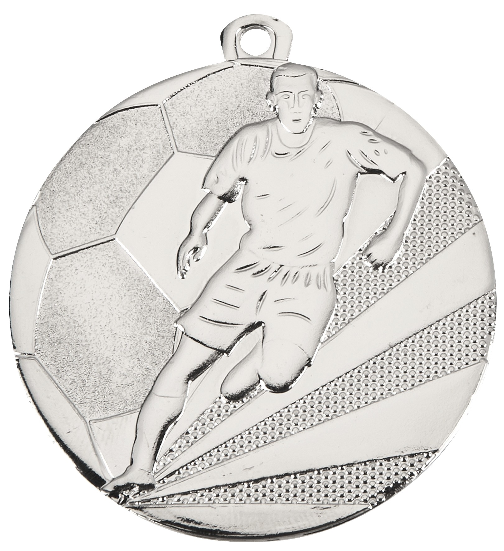Voetbal Heer Medaille D112 goud-zilver-brons Ø 50 mm compleet